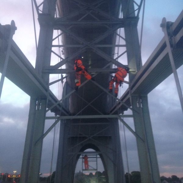 Rope Access Inspection & maintenance of Royal Albert Rail Bridge, Plymouth